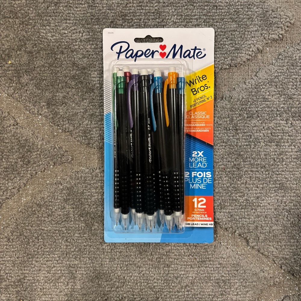 Paper Mate Mechanical Pencils - Black with Assorted Colors